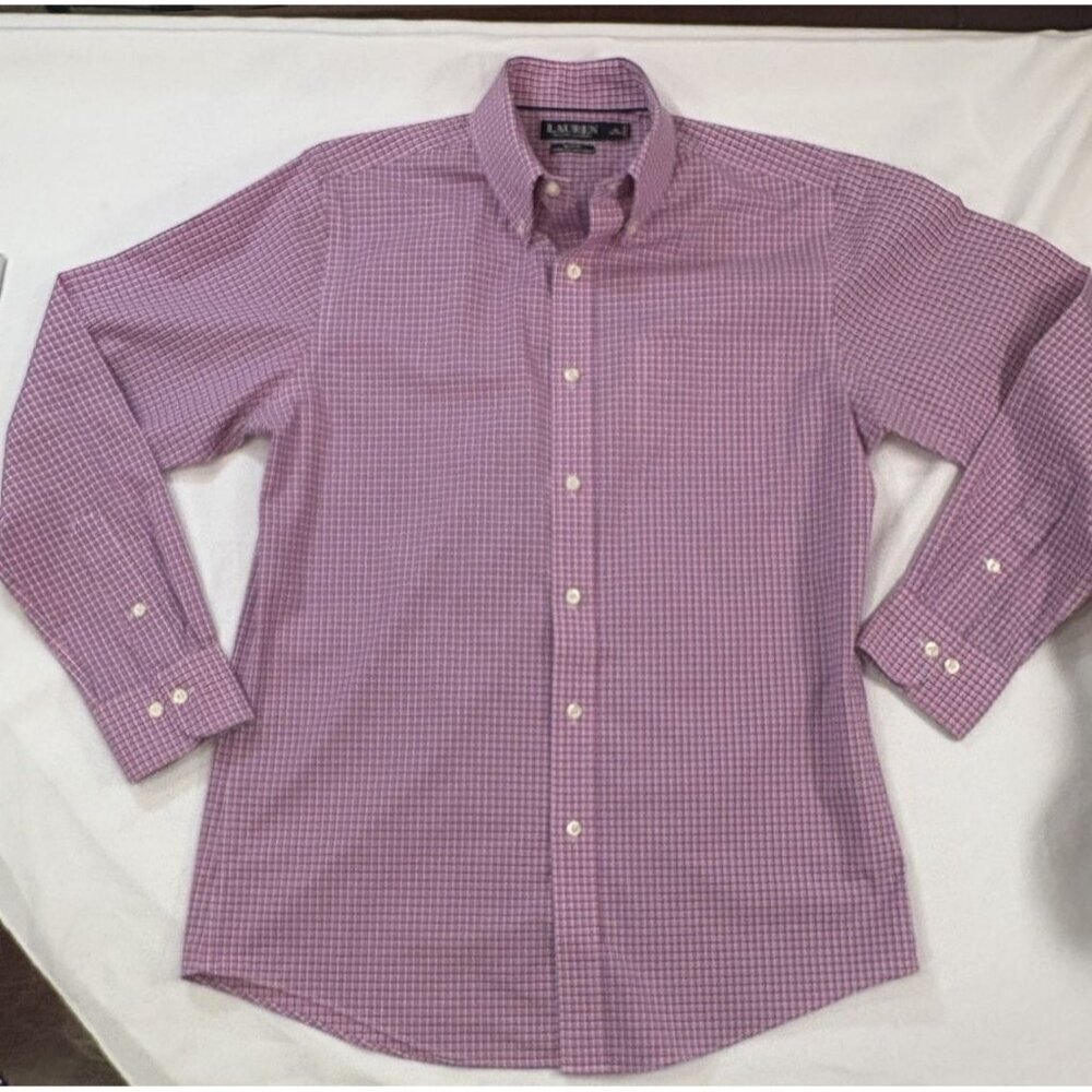 Ralph Lauren Black Label Slim Fit Cotton Blend Mens Size 16 34\35 Shirt